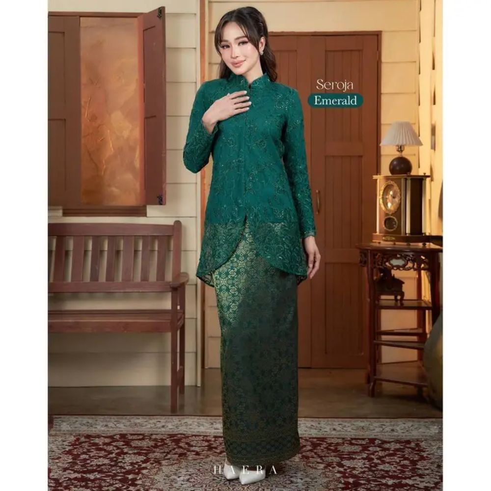 Seroja Kebaya Soft Embroidery Lace