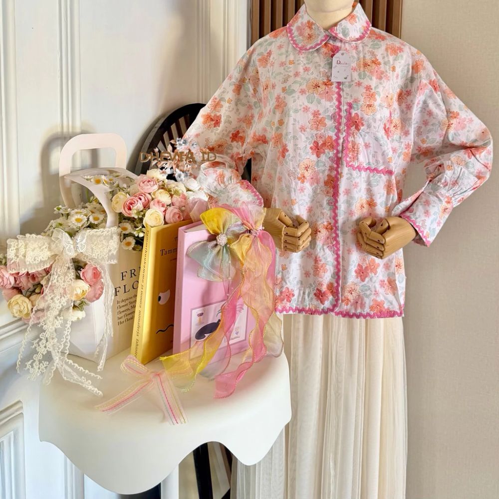 PRE ORDER | Diyaa Floral Cotton Blouse