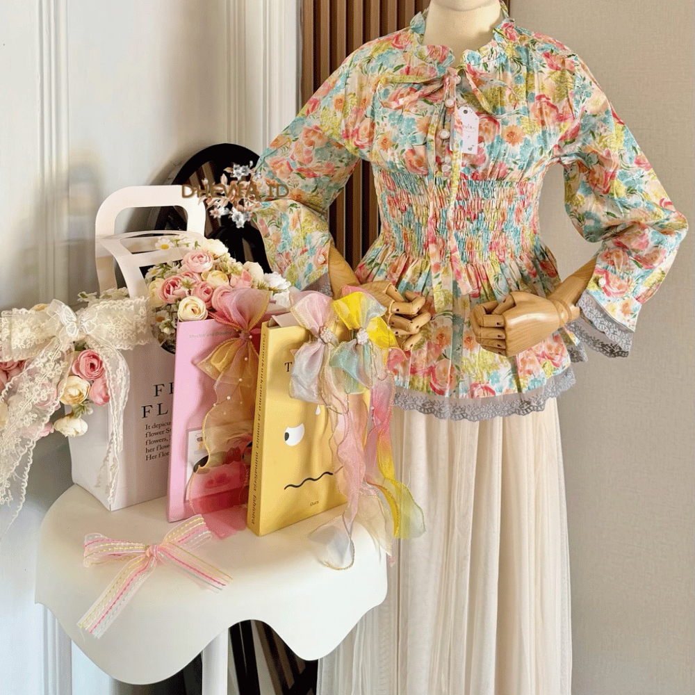 PRE ORDER | Kiana Floral Button Blouse