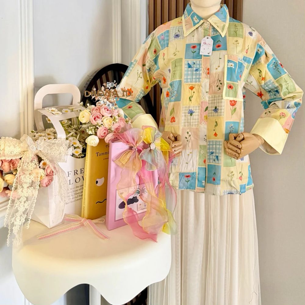 PRE ORDER | Diyaa Floral Cotton Blouse