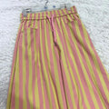 Striped Elastic Waist Palazzo Pants