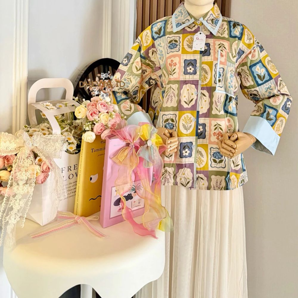 PRE ORDER | Diyaa Floral Cotton Blouse