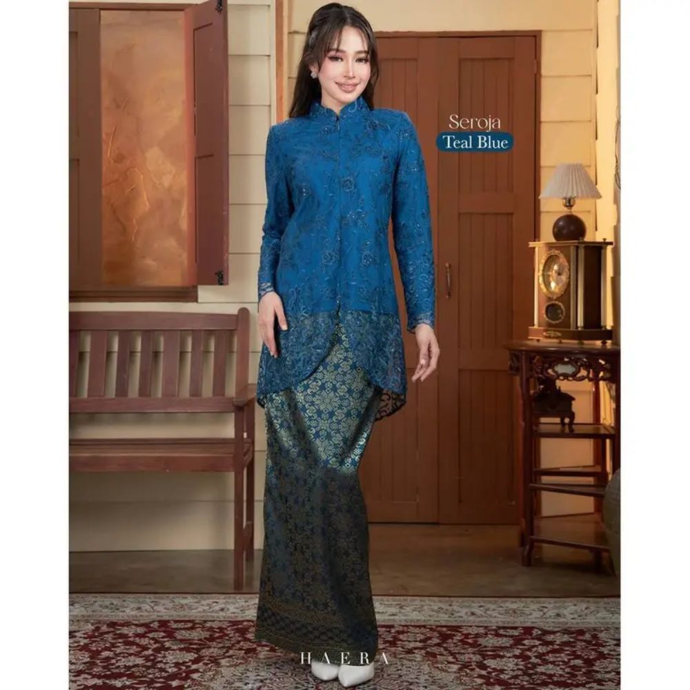 Seroja Kebaya Soft Embroidery Lace