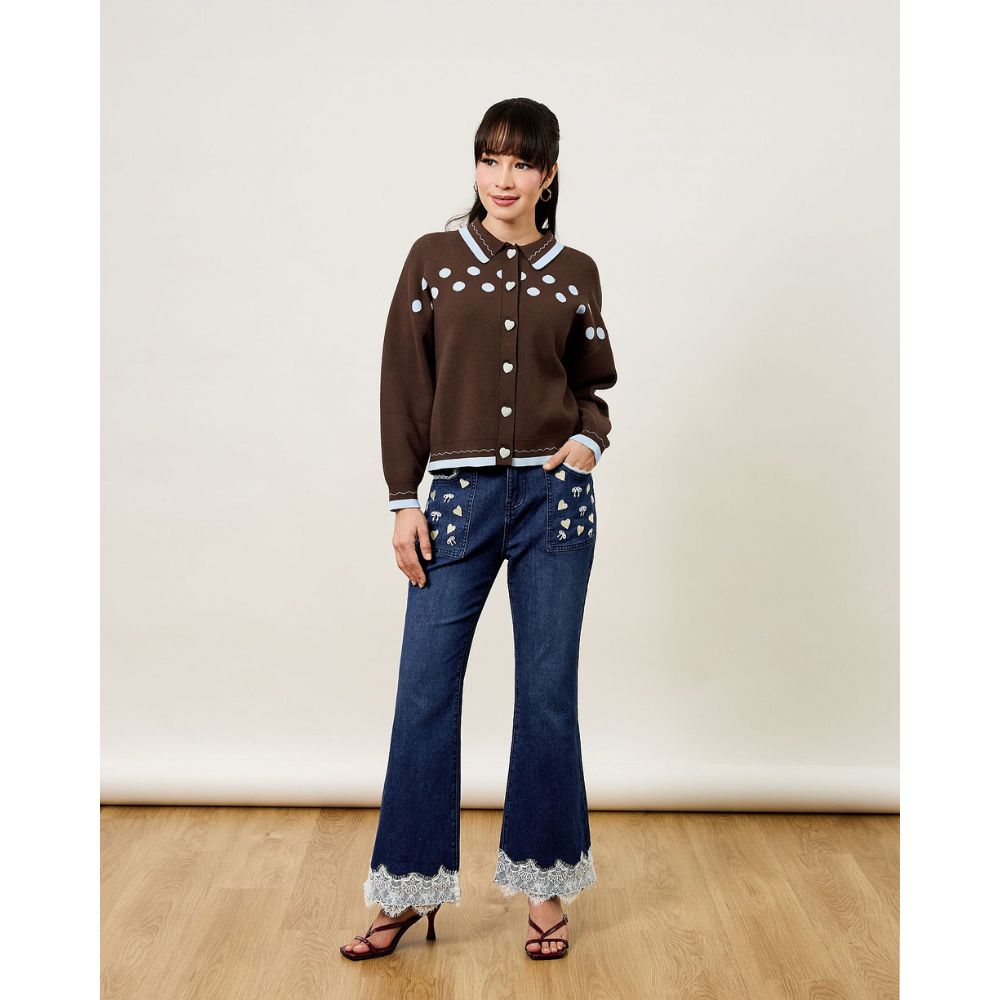 Lovette Fitted Flare Jeans