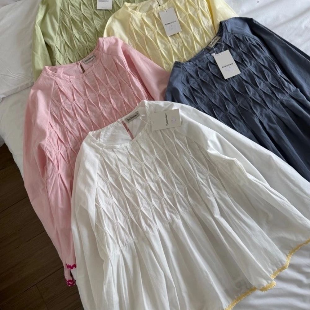 Colorful Lace Cotton Top