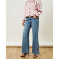 Polka Relaxed Flare Jeans