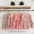 Nayla Printed Blouse Bloom Series