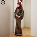 PRE ORDER | EvaRose Kurung Doll Printed Chiffon Lace Moden
