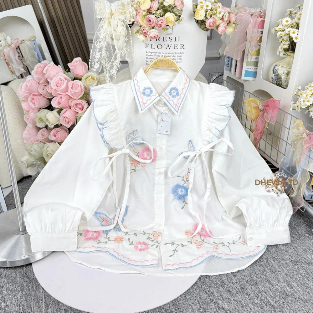 PRE ORDER | Dhivaa Ruffle Blouse