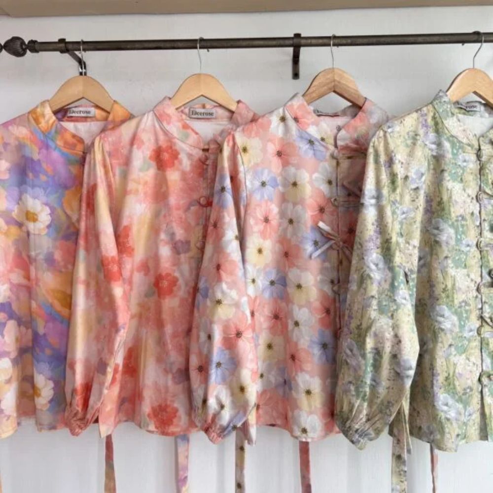 Rania Printed Blouse Bloom Series