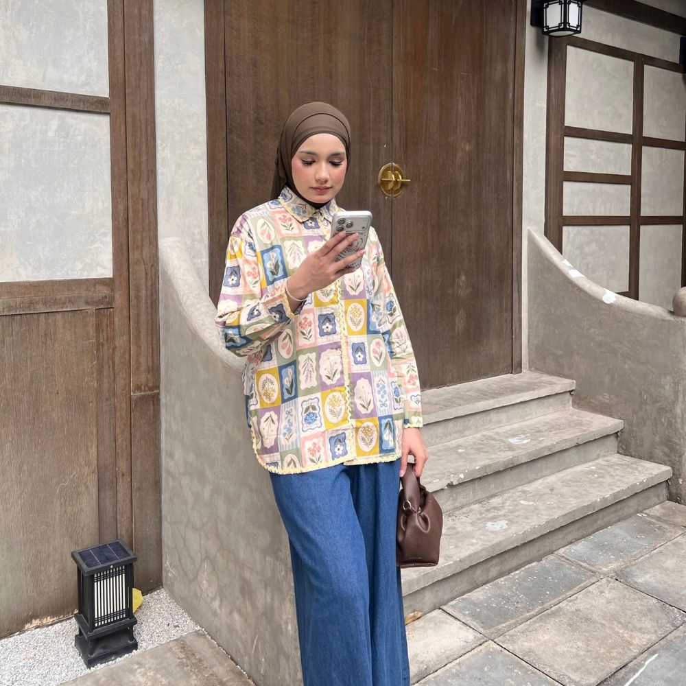 Julia Printed Blouse