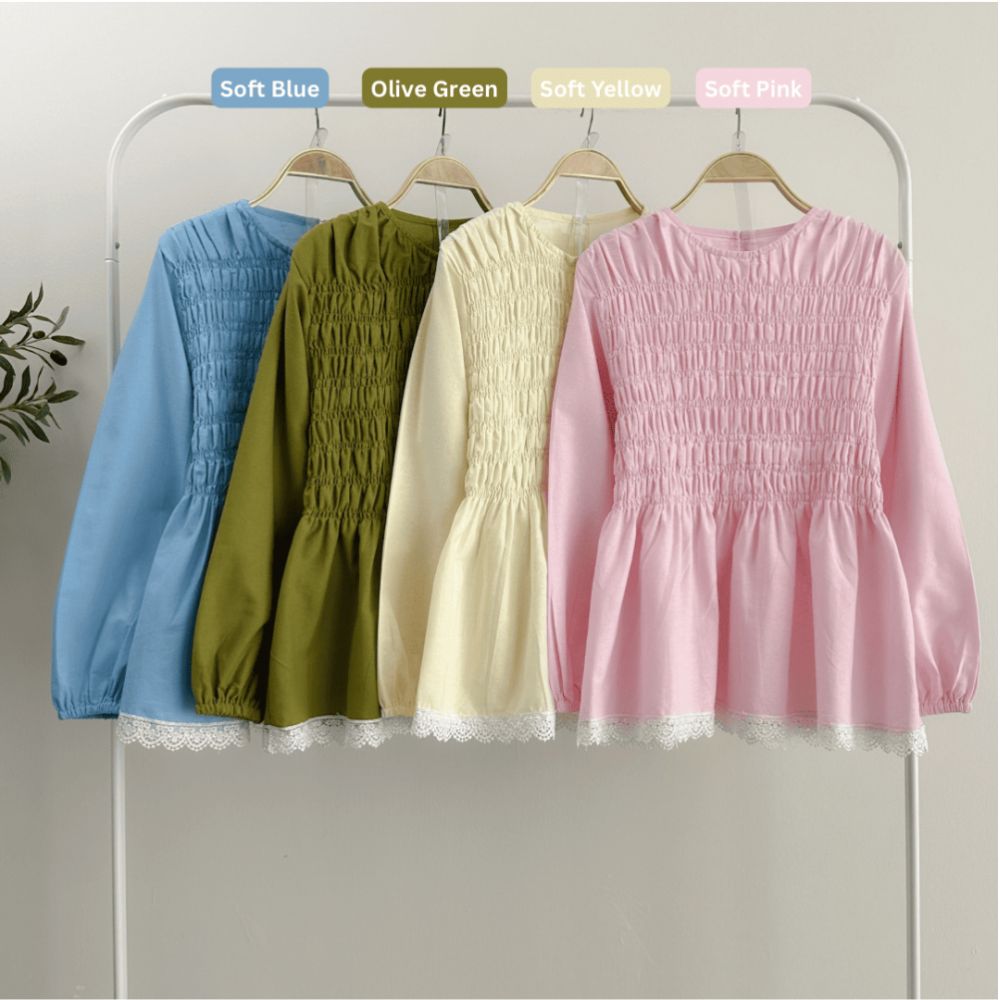 Becca Pleated Top
