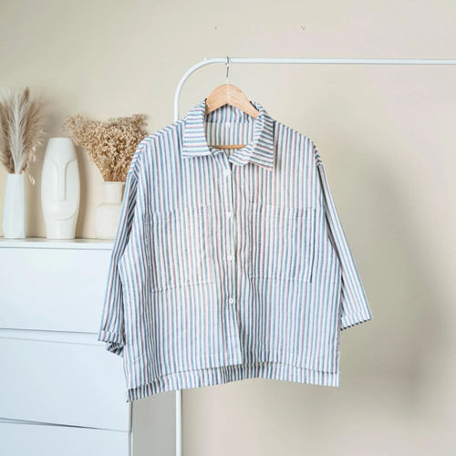 Andrea Stripe Blouse