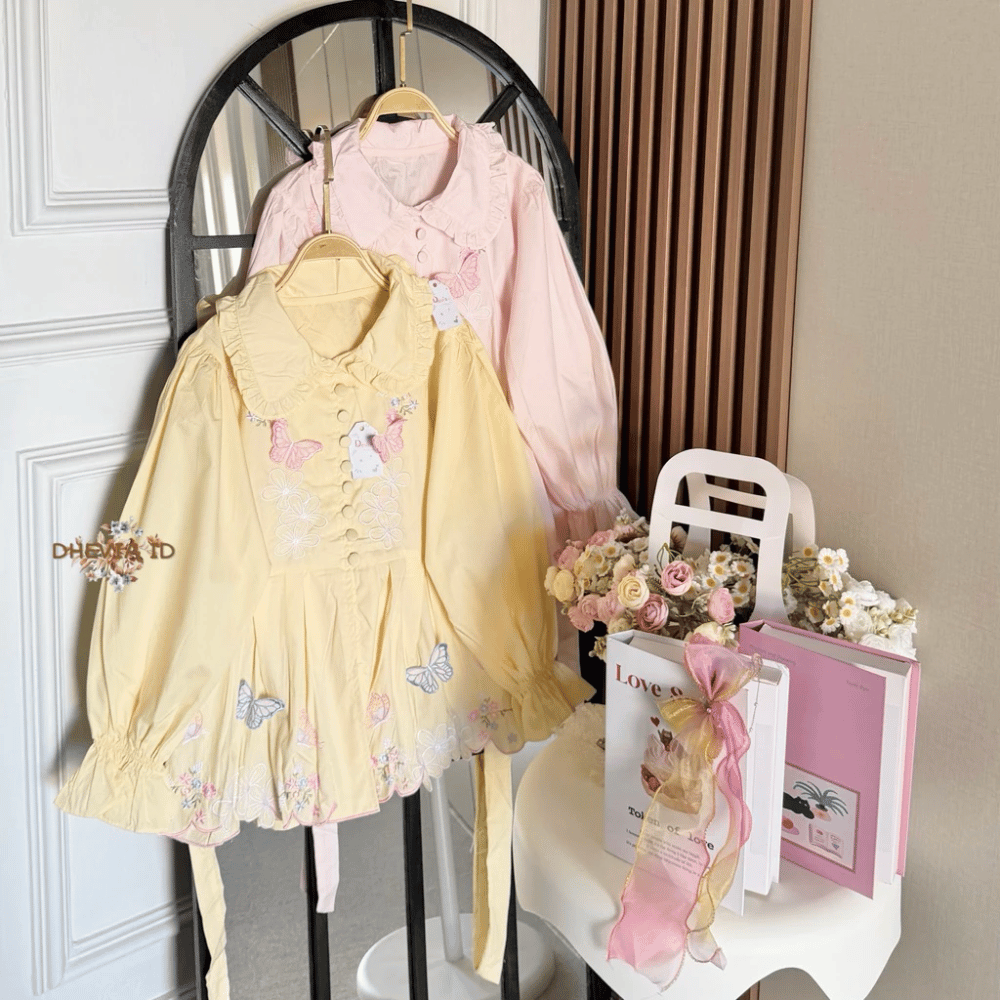 PRE ORDER | Glinda Ruffle Cotton Blouse