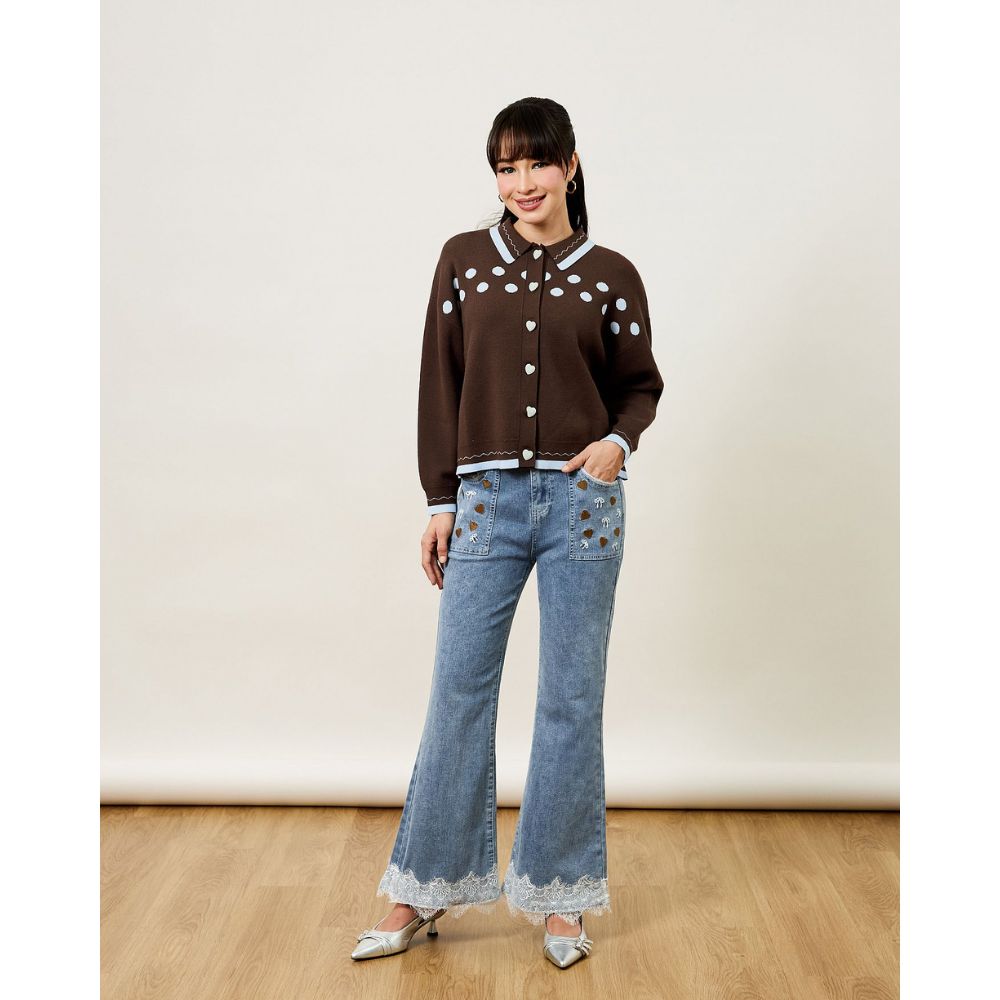 Lovette Fitted Flare Jeans