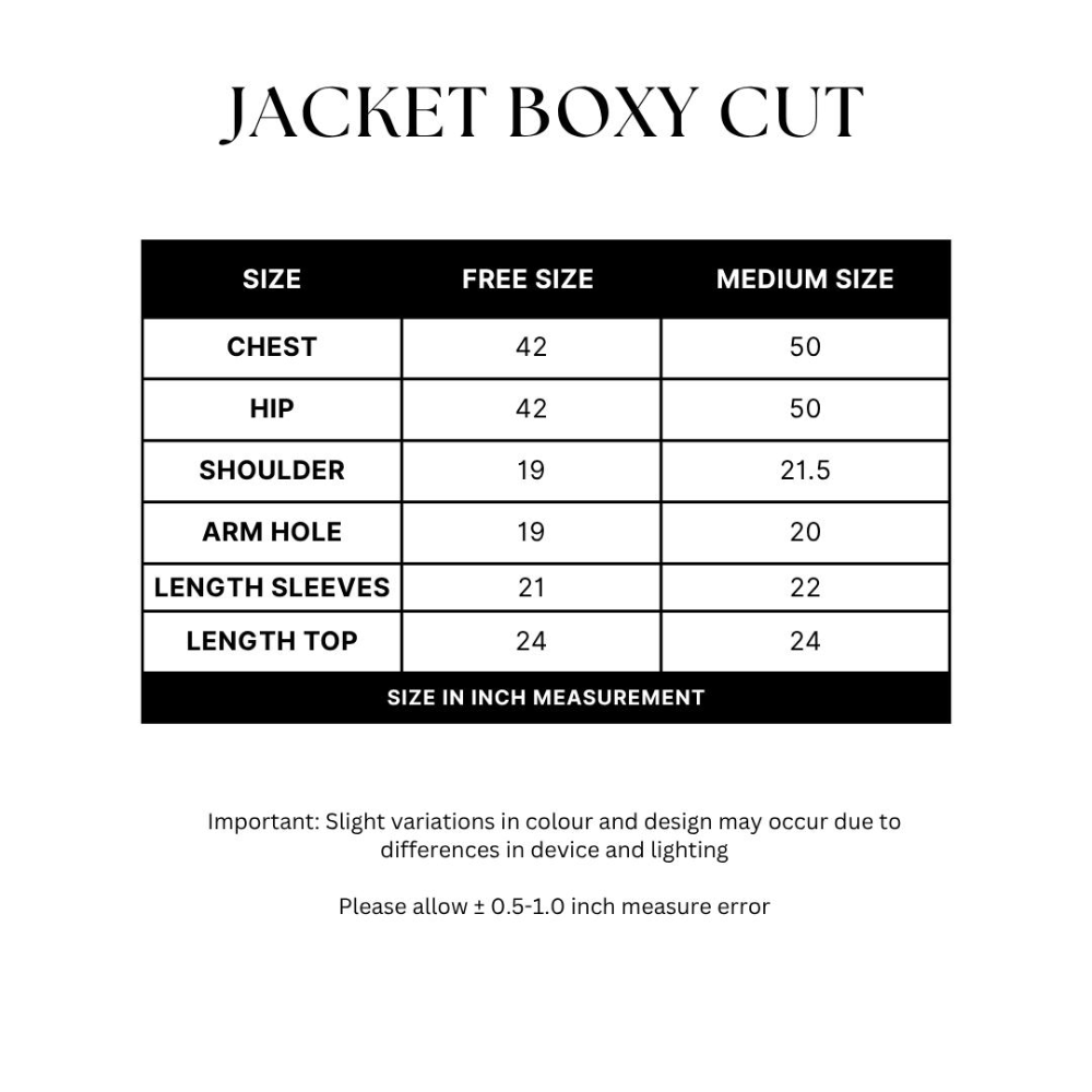 Boxy Cut Jacket
