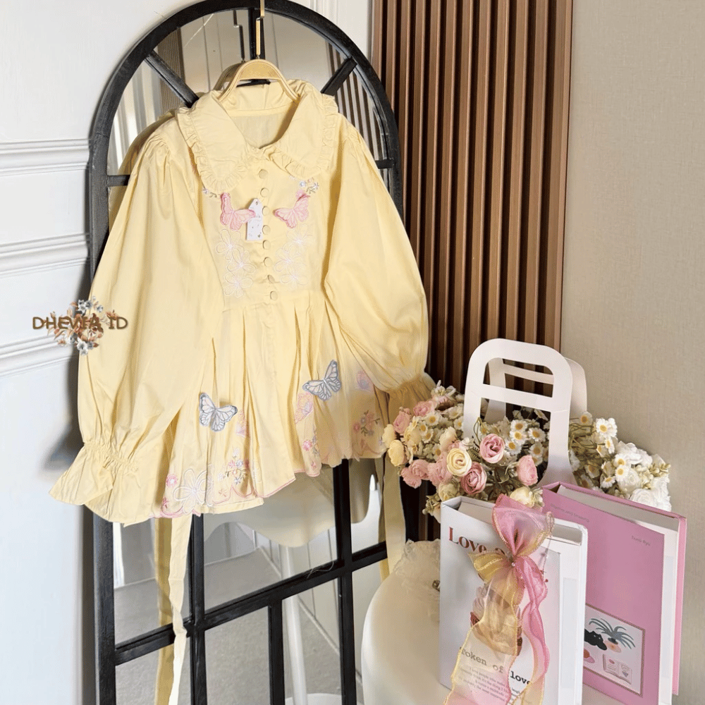 PRE ORDER | Glinda Ruffle Cotton Blouse