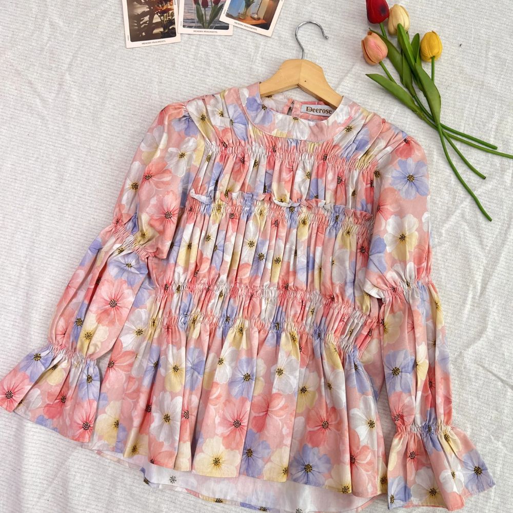 Nayla Printed Blouse Bloom Series