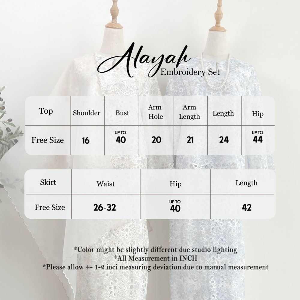 Alayah Embroidery Set