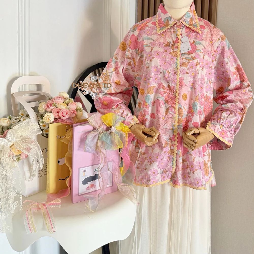 PRE ORDER | Diyaa Floral Cotton Blouse