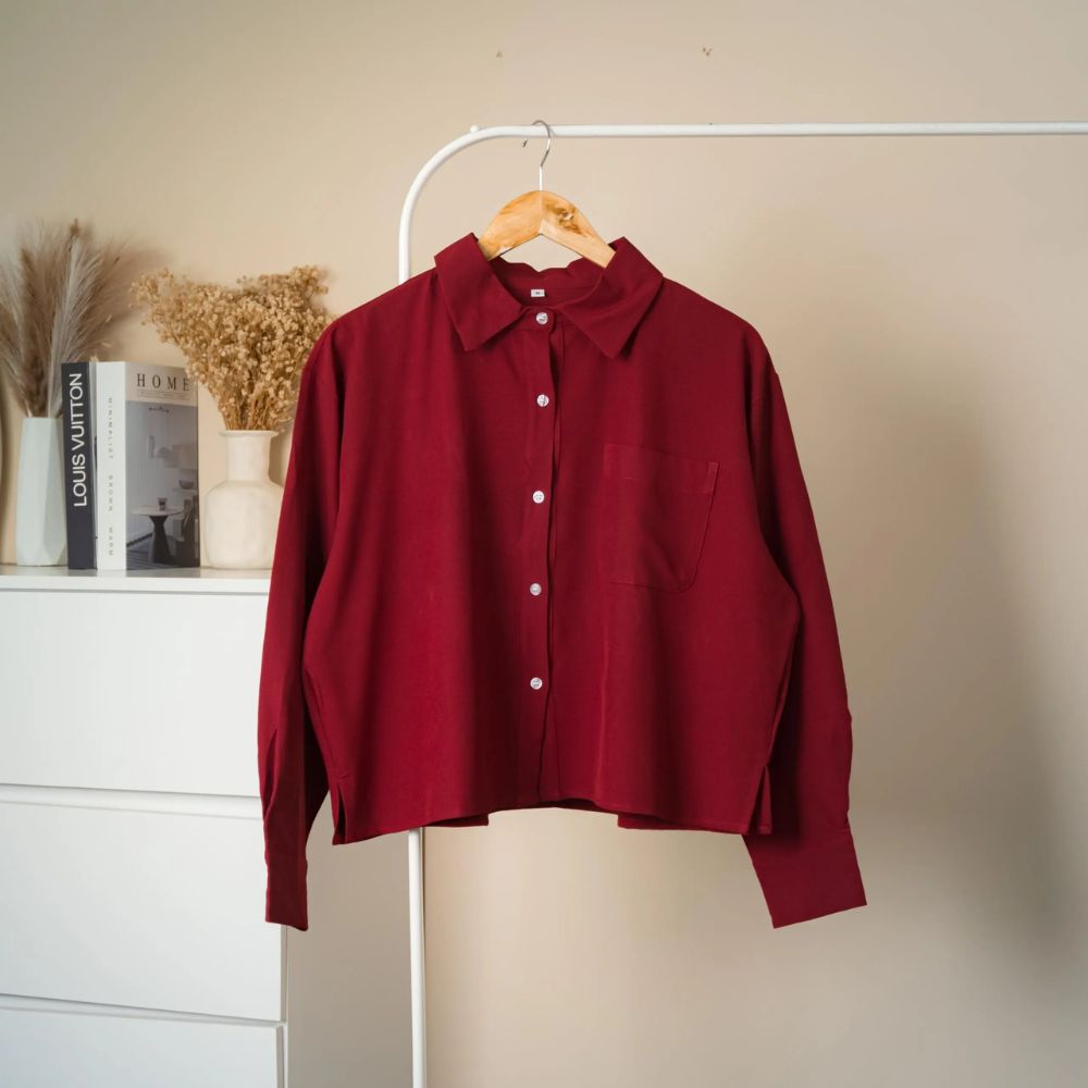 Evvy Full Button Blouse