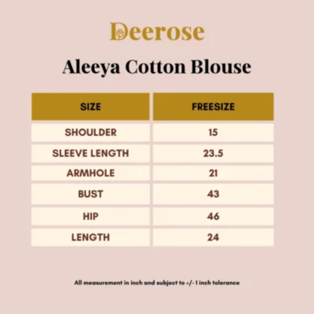 Aleeya Cotton Blouse