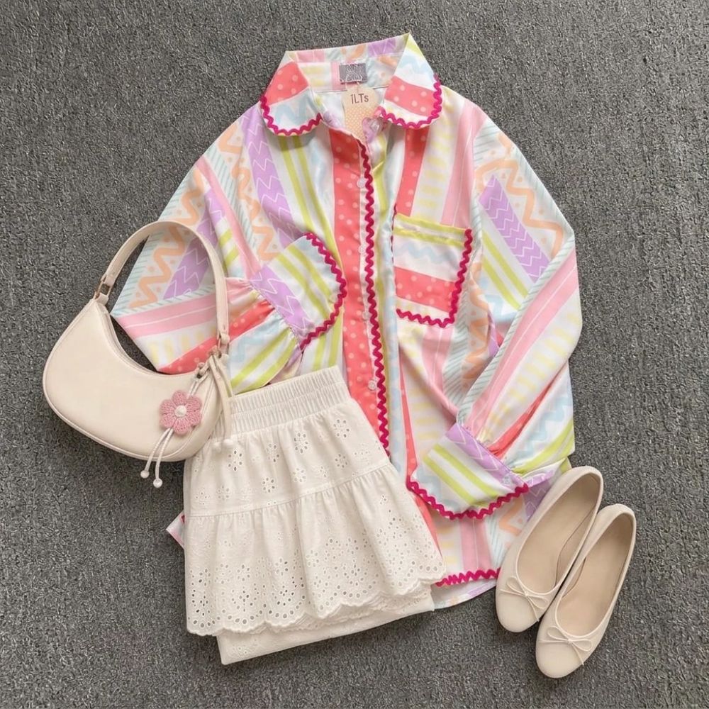 PRE ORDER | Colourful Oversize Shirt