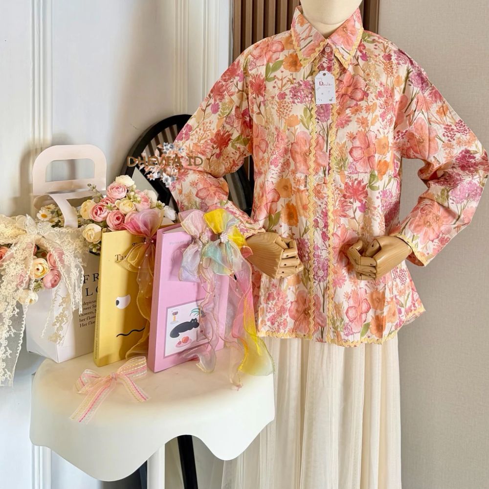 PRE ORDER | Diyaa Floral Cotton Blouse