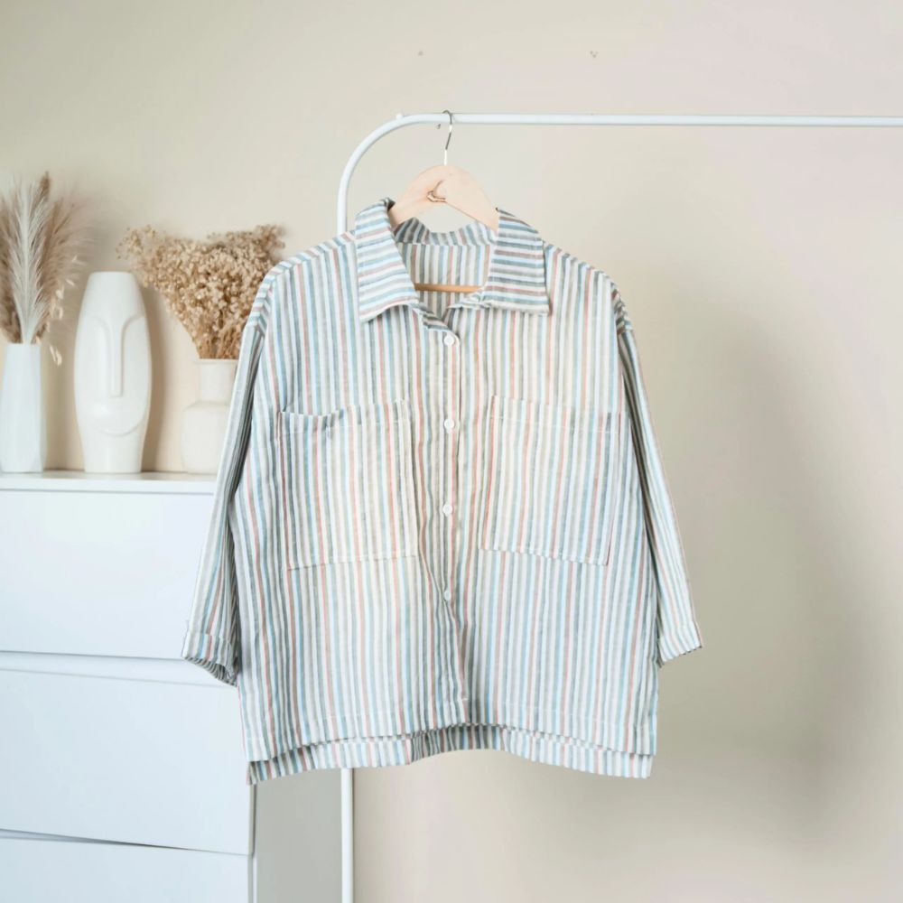 Andrea Stripe Blouse