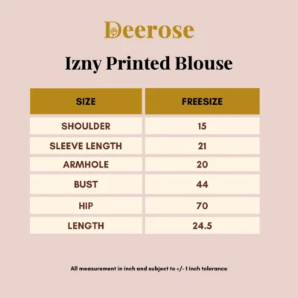 Izni Printed Blouse