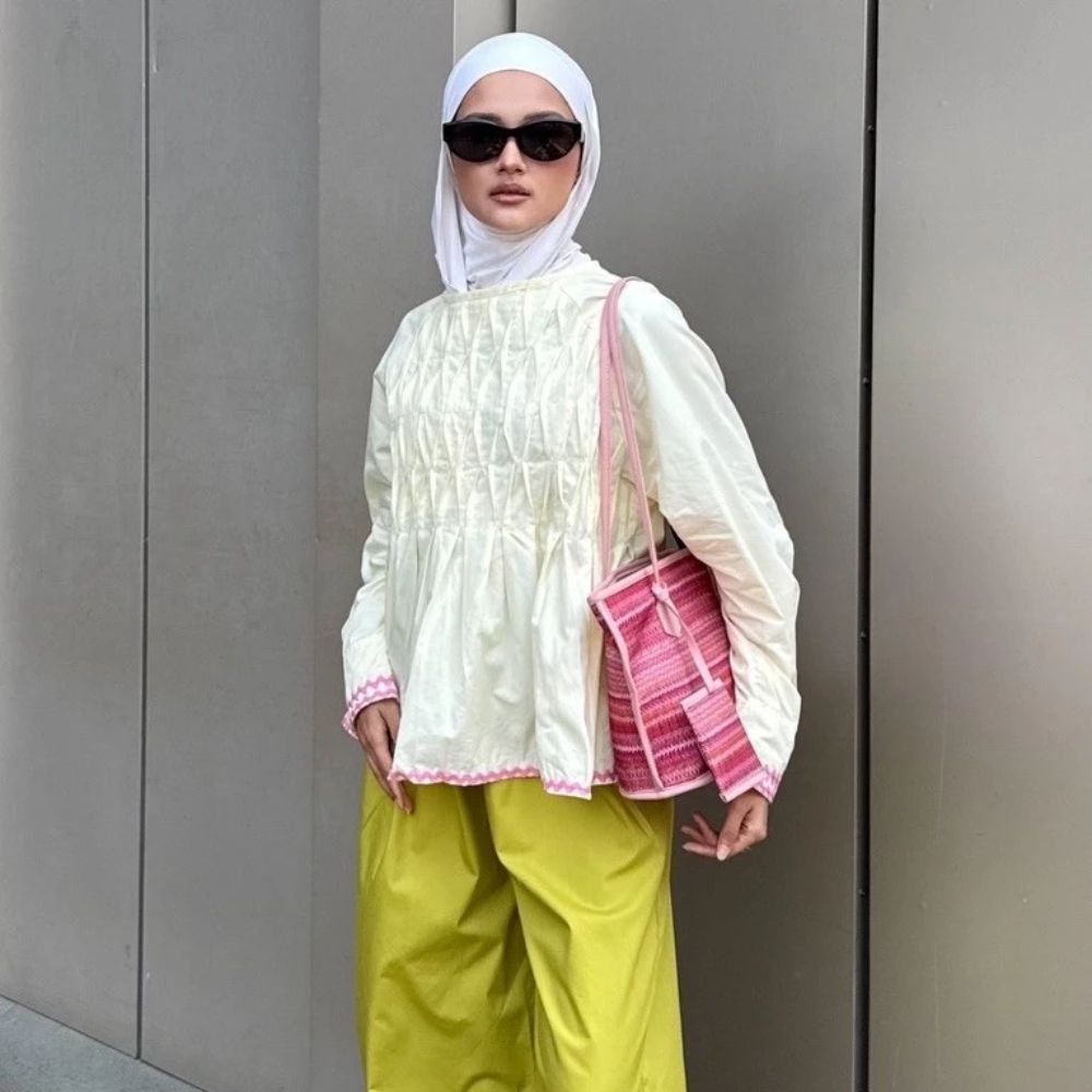 Colorful Lace Cotton Top