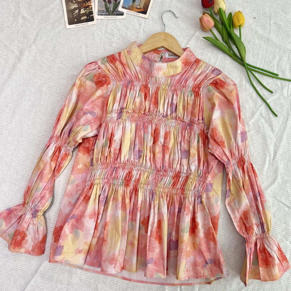Nayla Printed Blouse Bloom Series