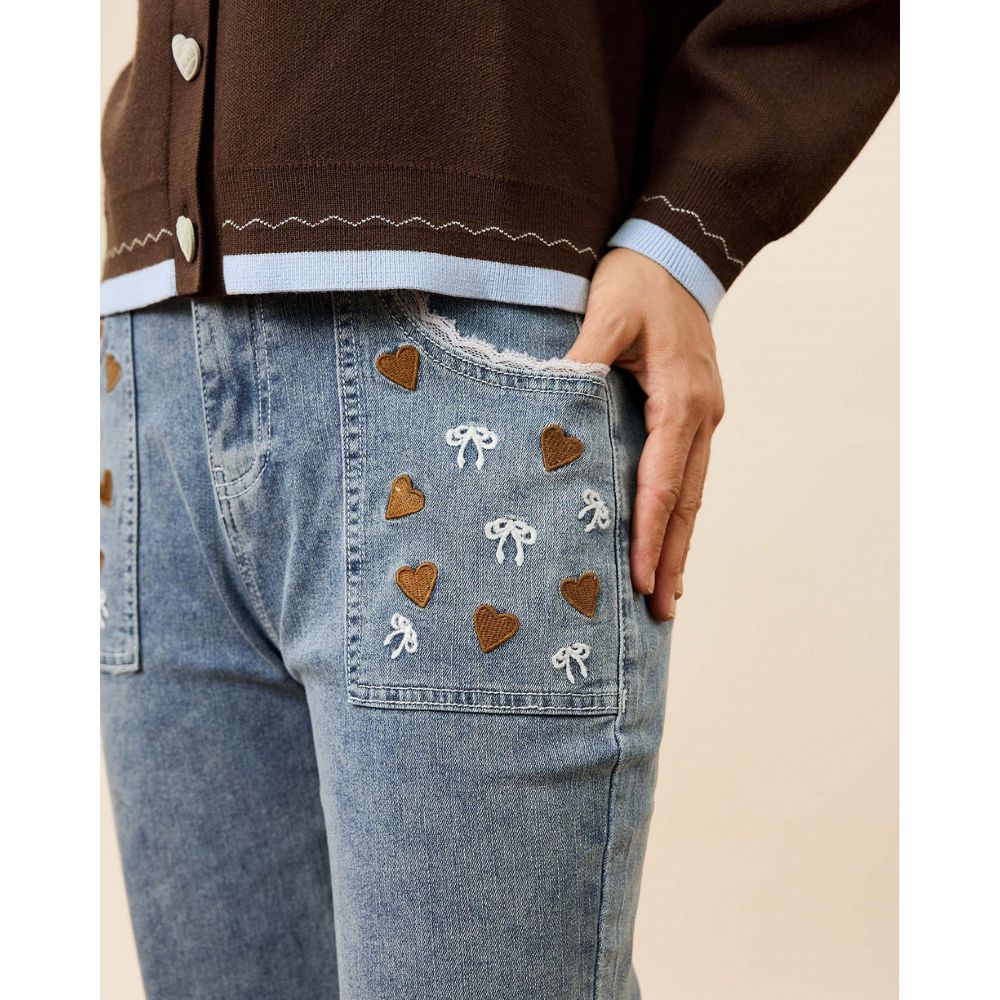 Lovette Fitted Flare Jeans