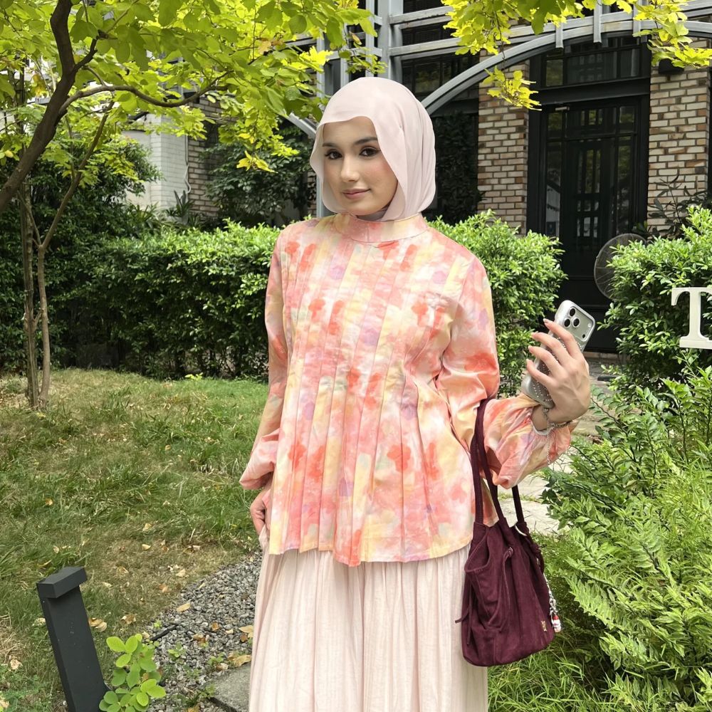 Sora Printed Blouse Bloom Series