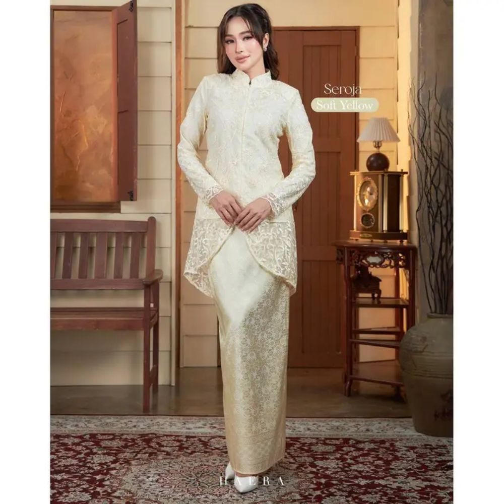 Seroja Kebaya Soft Embroidery Lace