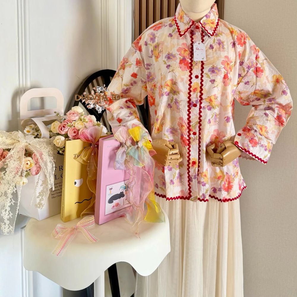 PRE ORDER | Diyaa Floral Cotton Blouse
