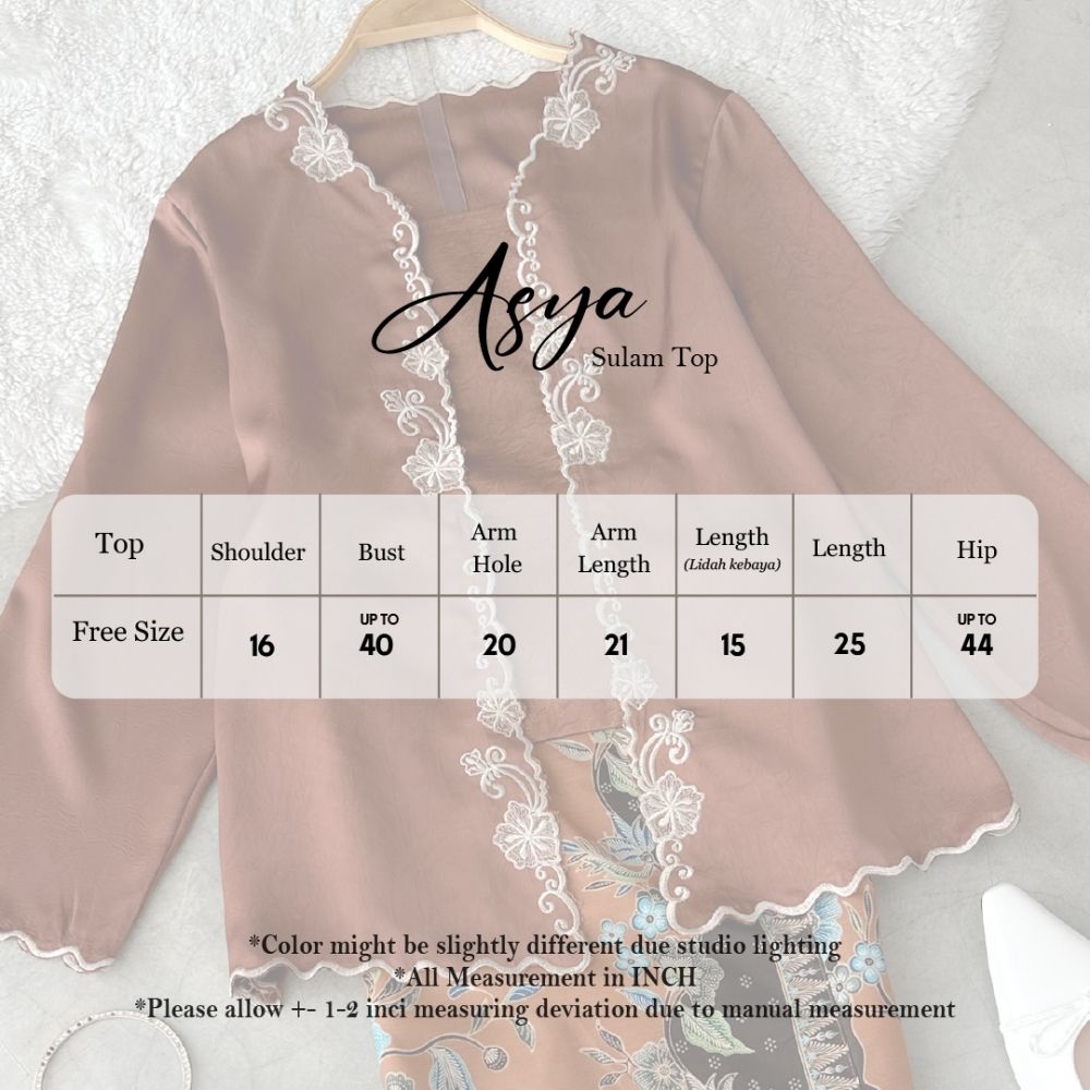 Asya Sulam Top