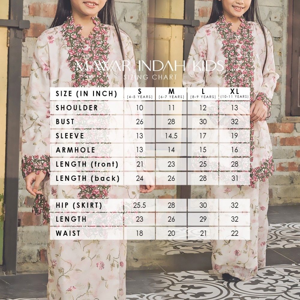 Mawar Indah Kids Kurung