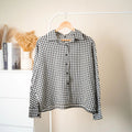 Elsie Plaid Batwing Top