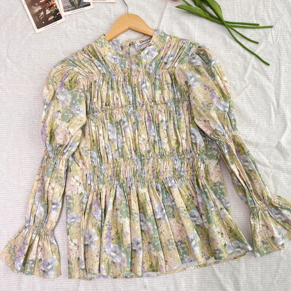 Nayla Printed Blouse Bloom Series