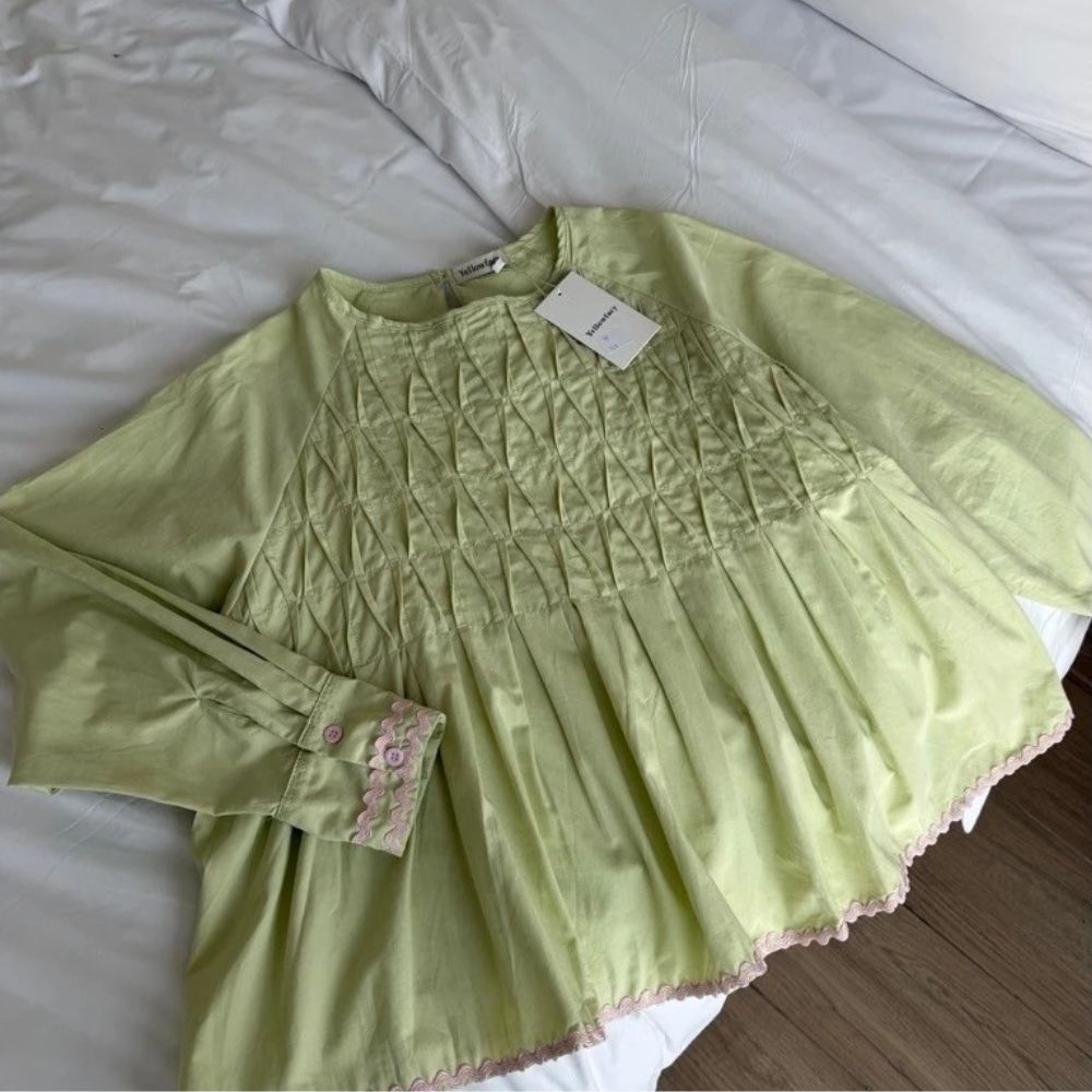 Colorful Lace Cotton Top
