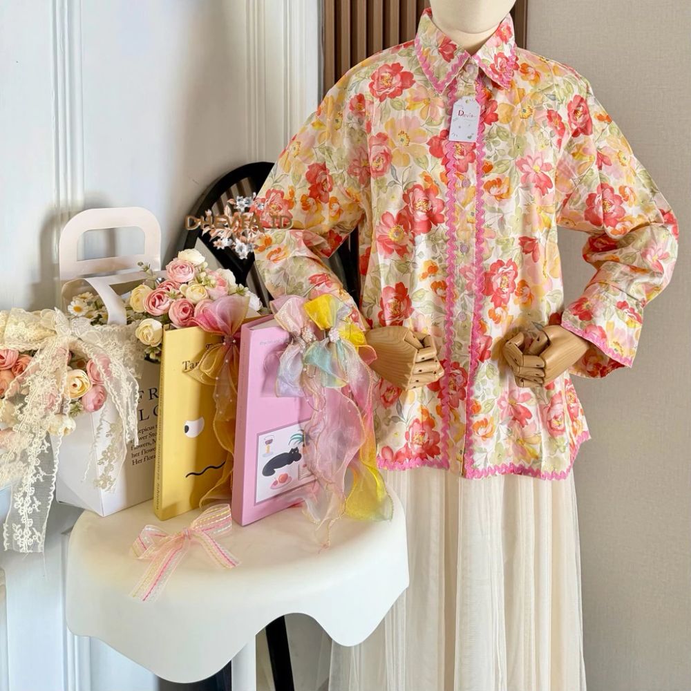 PRE ORDER | Diyaa Floral Cotton Blouse