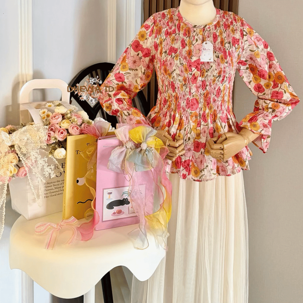 PRE ORDER | Kiana Floral Button Blouse