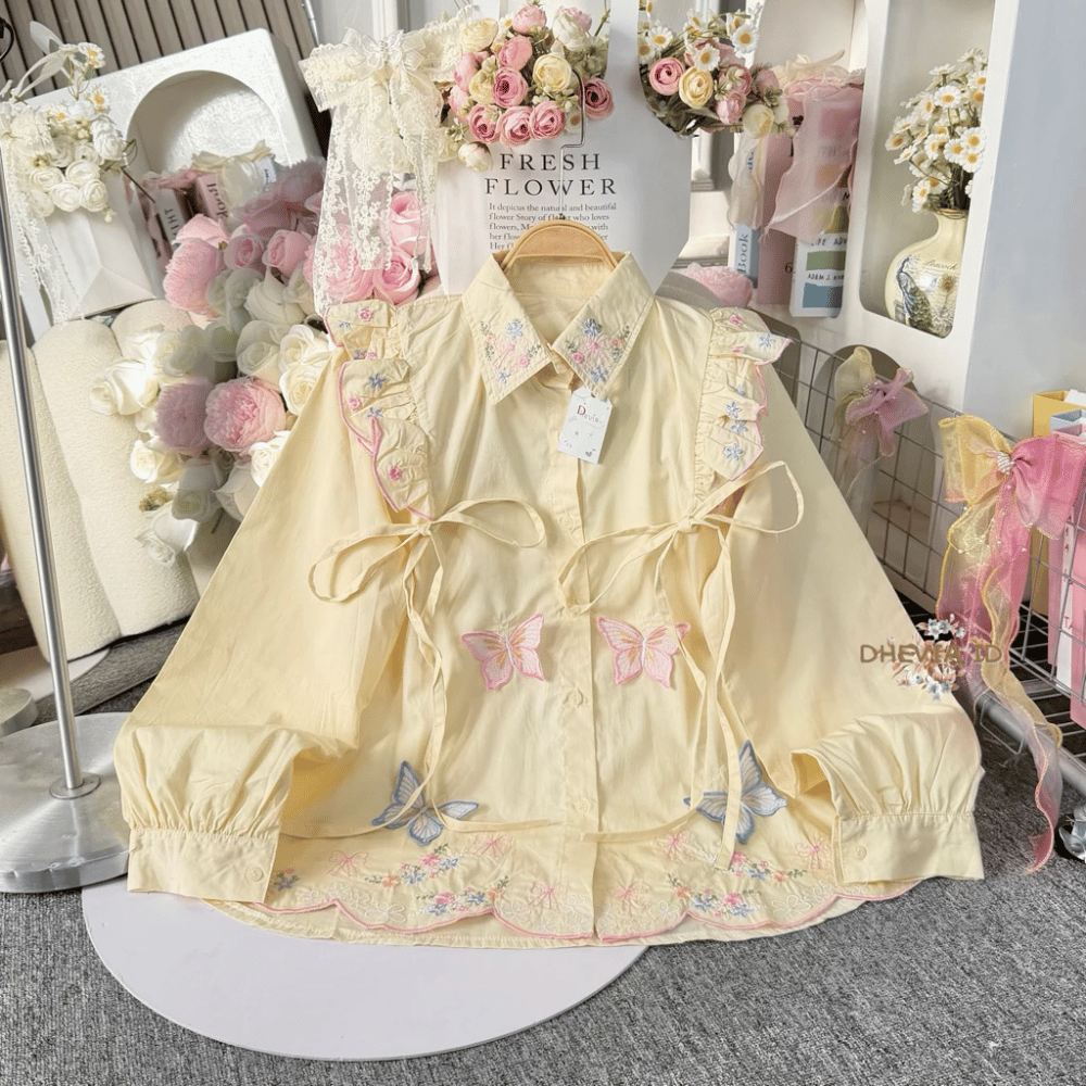 PRE ORDER | Dhivaa Ruffle Blouse