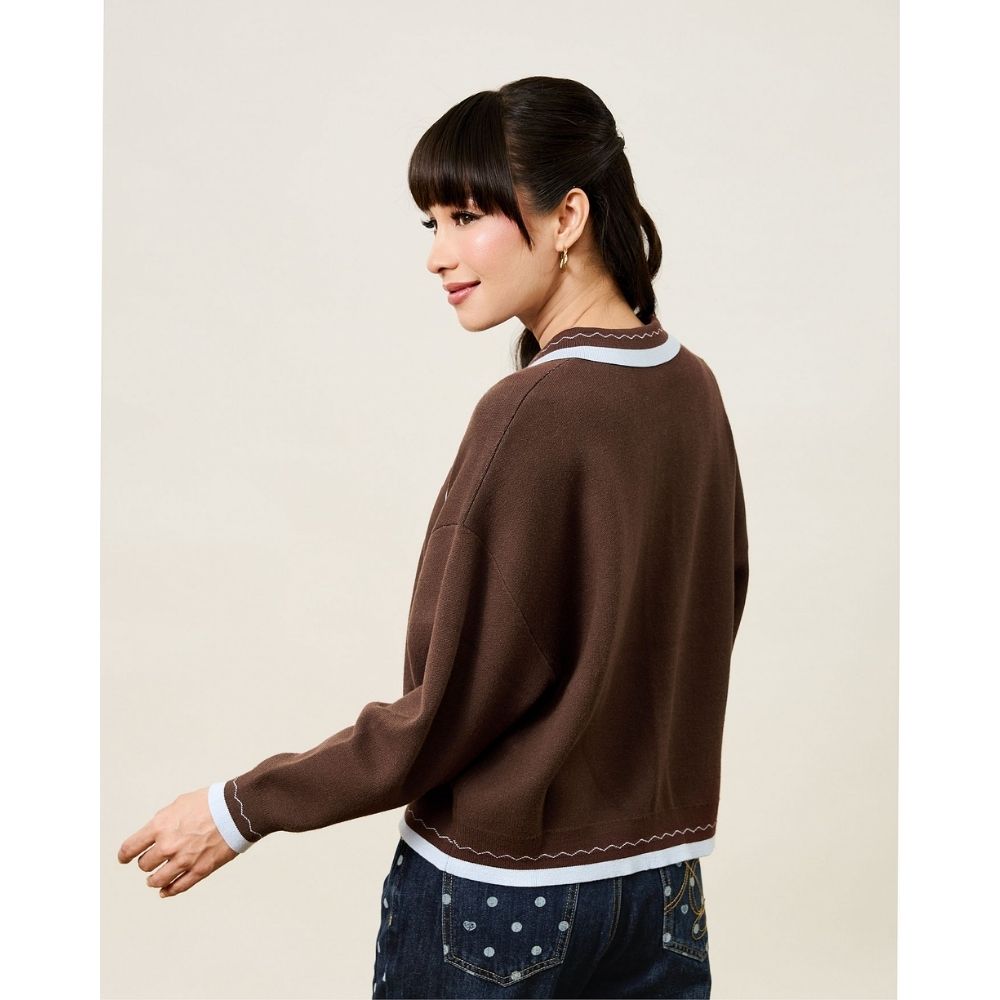 Darling Dot Knit Cardigan