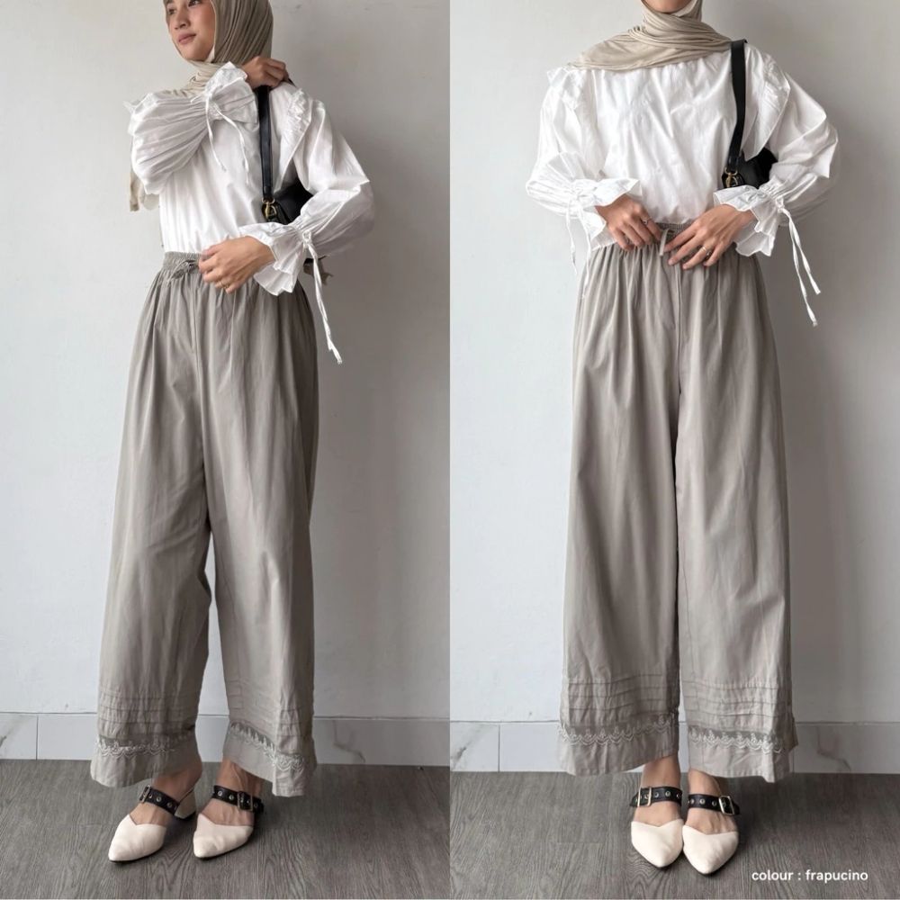 Lace Culottes Pants