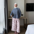 Colorful Lace Cotton Top