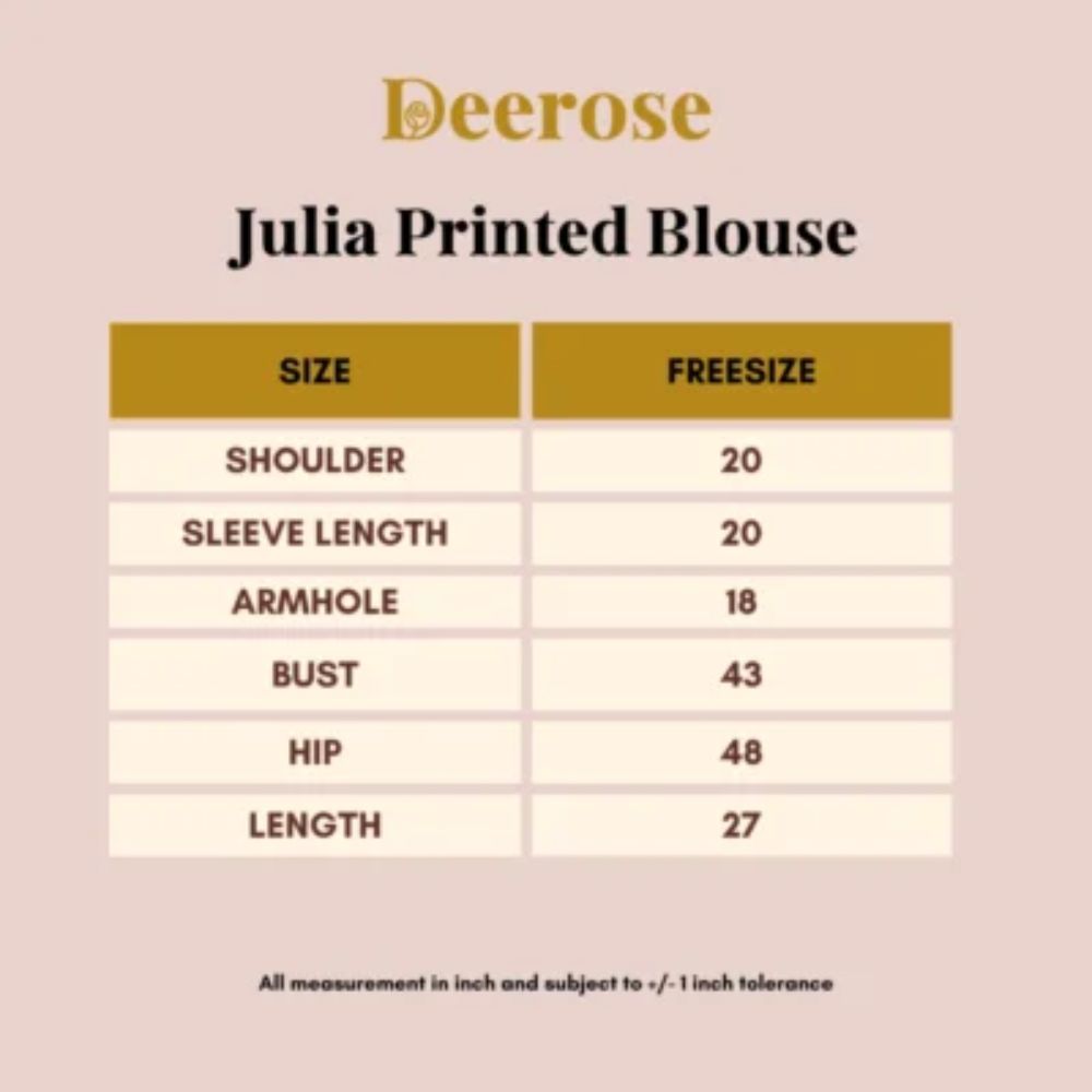 Julia Printed Blouse