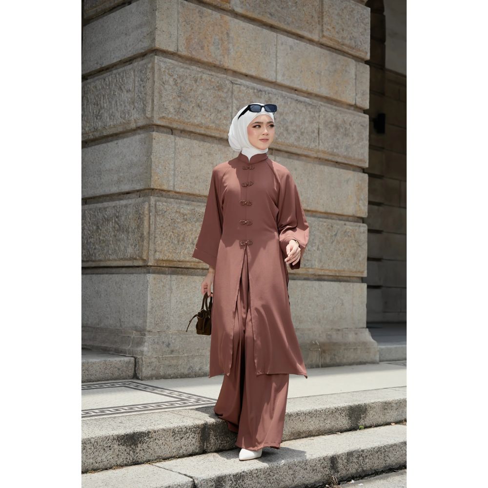 Leesha One Set With Palazzo - CULTLABEL