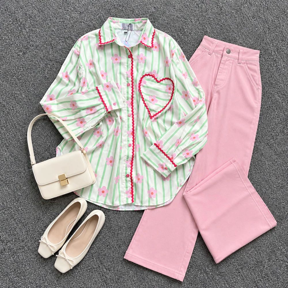 PRE ORDER | Colourful Oversize Shirt - CULTLABEL